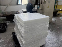 Planche à découper en plastique solide UPE PP de haute qualité, naturelle, haute densité, pure, de la marque Makewell