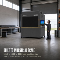 Imprimante 3D SLA à axe X extra long de 1,3 m, double laser à semi-conducteurs 3Wx2, haute vitesse, 150-400g/h, équipement d'impression 3D en résine