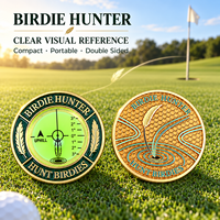 Niveau à bulle transparent pour lecteur de green de golf, outil de référence de pente pour le putting, logo personnalisé disponible pour les clubs de golf