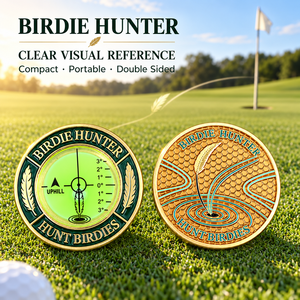 Niveau à bulle transparent pour lecteur de green de golf, outil de référence de pente pour le putting, logo personnalisé disponible pour les clubs de golf - Product Image 1