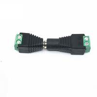 Cantell 12V DC adaptateur de prise d'alimentation 5.5*2.1mm connecteur 2P broches en cuivre forme sécurité CCTV caméra LED bande 5A courant nominal PC