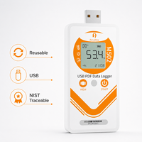 Enregistreur de données de température et d'humidité M502-TH : Enregistreur USB avec graphiques et rapports visuels