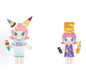 Véritable <span class=keywords><strong>Molly</strong></span> Food Party Series Boîte aveugle marée Collection de jouets Poupée Ornements décoratifs Cadeau surprise - Product Image 2