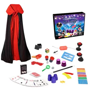 Juego de juguetes para trucos de magia para niños unisex, magia de escenario de plástico y papel para juegos de simulación, Disfraces para principiantes, niños y niñas - Product Image 1