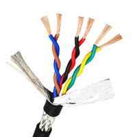 Venta al por mayor STP 120 ohm 22awg 20awg 18awg 24awg RS485 Cable trenzado blindado señal Can Bus Cable de cobre
