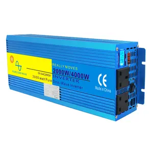 纯正弦波2000w 4000功率逆变器12v至220v 230v 240v家用便携式