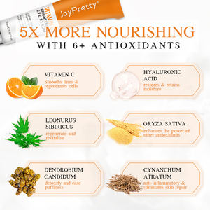 Anti karanlık daire göz kremi C vitamini göz torbaları kaldırmak Anti kırışıklık kremi parlatıcı nemlendirici beyazlatma göz bakımı 20g - Product Image 6