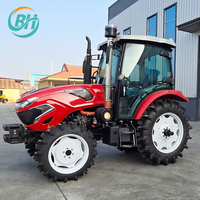 Tracteur agricole 4x4 Euro 5 CE EPA 50 CV 60 CV 70 CV 80 CV Mini tracteurs agricoles multifonctionnels légers