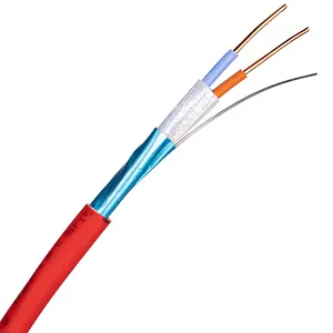 LPCB PH120 2x1.5mm2 Red Fire Resistant Shielded Fixed Installation Alarm Cable