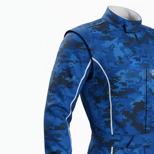Vêtements d'équipe pour karting et événements sportifs automobiles – Uniforme personnalisé de mécanicien de course pour le pit – Tenue de travail - Product Image 3