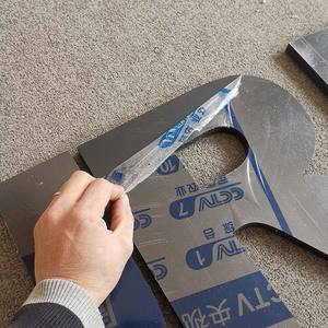 Lettres en plastique PVC de haute qualité Signalisation directionnelle intérieure extérieure 3D Signalisation intérieure en PVC pour la réception à bas <span class=keywords><strong>prix</strong></span> - Product Image 3