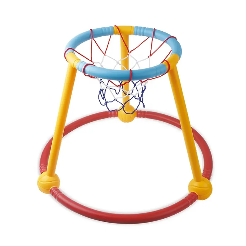 Hoop 360 yüzen yüzme havuzu basketbol oyunu içerir Hoop, 1 topu ve pompa
