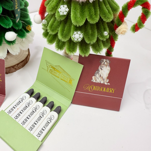 Cajas <span class=keywords><strong>de</strong></span> cerillas personalizadas creativas con diseño <span class=keywords><strong>de</strong></span> <span class=keywords><strong>libro</strong></span>, <span class=keywords><strong>de</strong></span> madera y papel, con temática <span class=keywords><strong>de</strong></span> gangsteres negros, personalizadas - Product Image 2