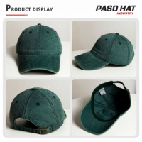 Gorra de Béisbol Vintage de Algodón Lavado con Efecto Desgastado, Logotipo Bordado en 3D Personalizado, MOQ Bajo, 6 Paneles, Gorra Suave Estilo Dad Hat, Unisex