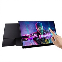 Moniteur portable professionnel IPS HD 144Hz de 13,3 à 18,5 pouces, écran secondaire pour PC, extension d'écran pour ordinateur portable et téléphone