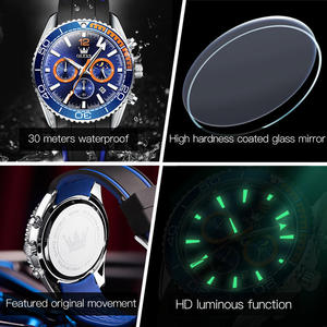   นาฬิกาควอตซ์ 9916 นาฬิกาแบรนด์หรูกันน้ำสำหรับผู้ชาย - Product Image 6