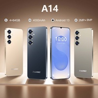 ZNNXECC A14 Fabrika Direkt Tedarik 6.6 İnç HD Geniş Ekranlı Akıllı Telefon 4GB+64GB 4000mAh Android 13 Süper Değerli Düşük Fiyatlı İngilizce