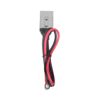 Connecteur de batterie électrique double cœur 2P à haute intensité, porte-fusible à fil carré 10AWG, prise 50A haute capacité, silicone