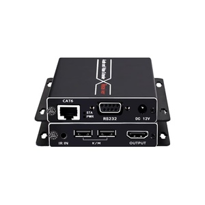 Extensor HD 4K de hasta 100 m con KVM USB-A y Control IR Bidireccional a través de Ethernet CAT6 - Product Image 3