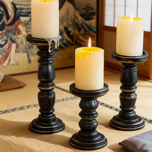 Bougeoirs en <span class=keywords><strong>bois</strong></span> naturel vintage écologiques d'usine et bougeoir en <span class=keywords><strong>bois</strong></span> <span class=keywords><strong>pour</strong></span> une éclairage parfait dans la décoration intérieure - Product Image 2