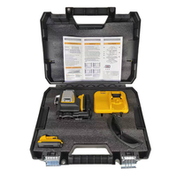 Livella Laser Verde DW089LG ad Alta Precisione, 360 Gradi Orizzontale e Verticale, 12 Linee, Autolivellante, Raggio Infrarosso, per Uso Industriale