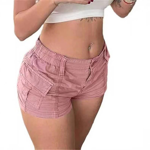 Taille Basse Ajustement Denim <span class=keywords><strong>orts</strong></span> Street Sle Pantalons Décontractés Fibre de Polyester Coupe Droite <span class=keywords><strong>orts</strong></span> Taille Basse Vêtements de Travail <span class=keywords><strong>orts</strong></span> - Product Image 4