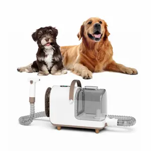 Usine directe électrique tondeuses à cheveux pour animaux de compagnie aspirateur chien tondeuse aspirateur tondeuse pour animaux de compagnie aspirateur Kit de toilettage pour animaux de compagnie