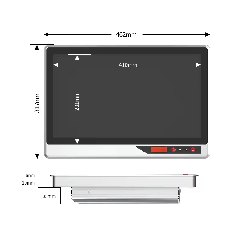 18.5" capacitive touch screen [ips1366*768]