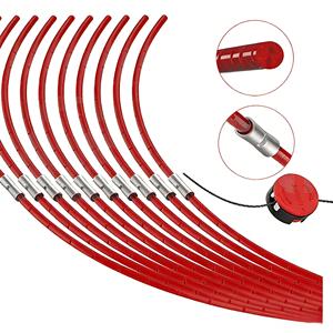 Fil de coupe torsadé carré noir de 3,5 mm pour tondeuse robotisée, lot de 10, pièce de rechange F016800181, pour ART 26 Combitri - Product Image 1