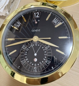 Horloge murale décorative de luxe en gros, montre-bracelet à quartz analogique, <span class=keywords><strong>salon</strong></span>, simple face, classique, aiguille lumineuse, horloge murale - Product Image 5