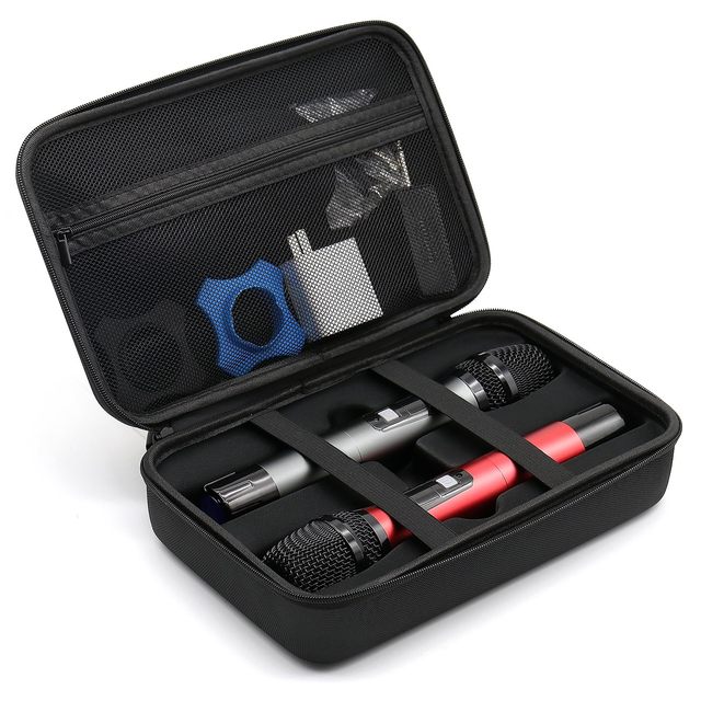 High Quality Customized Portable Shockproof EVA Carrying Case Waterproof Hard Travel Storage for Wireless Microphone