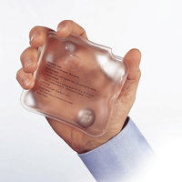 Compresse auto-chauffante réutilisable à gel activée par les pièces de monnaie, à chaleur instantanée, utilisable à chaud/froid, chauffe-poche médical de classe I pour le soulagement de la douleur