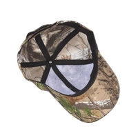 Topi Baseball Polyester Camo Pohon Asli Berkualitas Tinggi Bordir 3D Custom 6 Panel Topi Baseball Kamuflase Outdoor untuk Pria Wanita