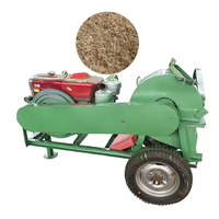 Broyeur de bois multifonctionnel Machine de fabrication de sciure de bois Bambou Broyeur de bûches Branche Broyeur de bois