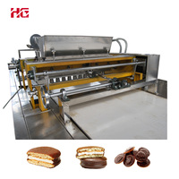 Línea de Producción de Pastel de Chocolate y Pastel Jaffa Totalmente Automática y Multifuncional HG