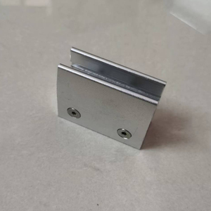 מרפסת ומדרגות מעקה ללא מסגרת עיצוב נירוסטה אלומיניום ערוץ זכוכית מעקה זכוכית רז - Product Image 5