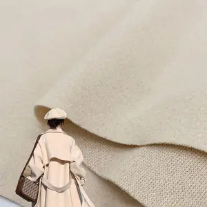 manufacturer 100% polyester melton brushed fabric for winter coat
