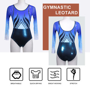 कारखाने अनुकूलित उच्च गुणवत्ता वाले फैशन टाइट्स जिमनास्टिक्स लड़कियों सेक्सी टाइट्स कस्टम प्रतियोगिता लड़कियों - Product Image 2