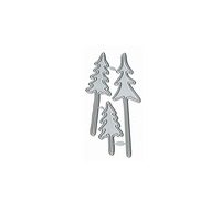 3 matrices de découpe pour sapin de Noël, style européen, matrices de gaufrage DIY, moules en acier au carbone, scrapbooking et décoration intérieure
