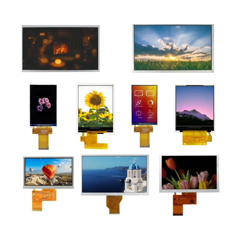 Écran d'affichage LCD COG COB TFT OLED de vente chaude 4.3 5.0 7.0 8.0 9.0 10.1 Module d'affichage LCD pouces