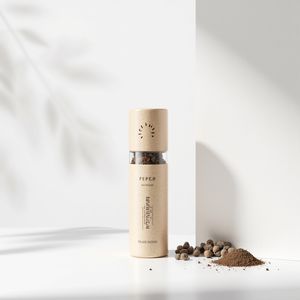 Wholesale <b>Recyclable</b> Vanishing Paper Spice Shaker <b>Containers</b> Eco-Friendly Kraft Perforated Top Organic Seasoning Shaker Tube - Product Image 1