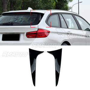 2Pcs Gloss Black Car Rear Window Side Spoiler Wing <b>Splitter</b> for BMW 3 Series F31 Touring Wagon 2012-2018 Car Accessories - Product Image 1