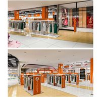 Service tout-en-un pour magasin de chaussures sur mesure, éclairage LED, étagères flottantes pour chaussures, présentoir écologique pour chaussures de sport et baskets