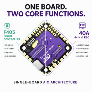 Contrôleur <span class=keywords><strong>de</strong></span> <span class=keywords><strong>vol</strong></span> FPV SpeedyBee F405 AIO 40A Bluejay 3-6S 25,5 mm ESC 4-en-1 Type C <span class=keywords><strong>pour</strong></span> <span class=keywords><strong>drone</strong></span> Cinewhoop - Product Image 2
