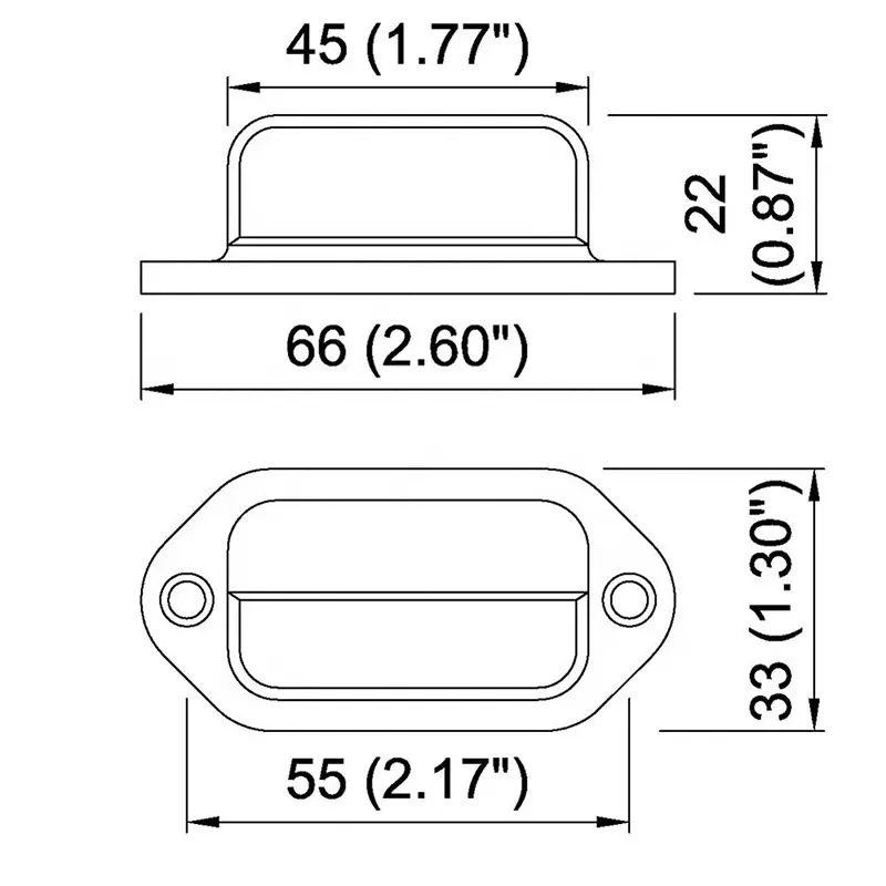 Lampu label Mini 6 LED lampu samping pelat nomor lisensi untuk truk SUV Trailer RV Van lampu sinyal sepeda motor tahan air E4 diakui