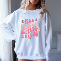 Chien chat maman personnalisé DTF impression fer sur autocollant rétro lettre fleurs prêt à chauffer presse autocollants de transfert de chaleur pour T-shirts