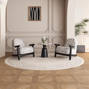 Poltrona Singola di Design Minimalista Italiano, Sedia Relax in Tessuto Pied-de-Poule con <span class=keywords><strong>Spugna</strong></span> ad Alta Resilienza <span class=keywords><strong>per</strong></span> Hotel (Vendita all'Ingrosso) - Product Image 2