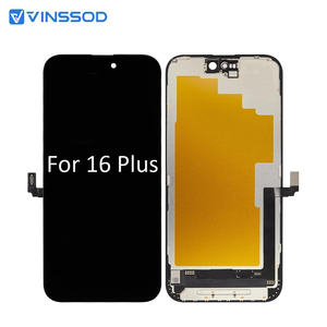 หน้าจอสัมผัส OEM สำหรับ iPhone 16 Plus จอ OLED แบบนิ่ม อะแดปเตอร์หน้าจอสำรอง ชุดประกอบจอแสดงผลสำหรับซ่อมโทรศัพท์มือถือ รับประกัน 1 ปี - Product Image 1