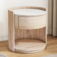 Pandian 2024 Table de chevet en bois massif haut de gamme moderne forme de luxe Simple pour chambre principale salon meubles créatifs