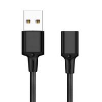 Kabel Earphone tipe C, LED Super stabil magnetik 3 dalam 1 pengisian cepat kabel 3A paduan aluminium PVC QC3.0
